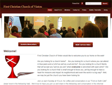 Tablet Screenshot of firstchristianvinton.org